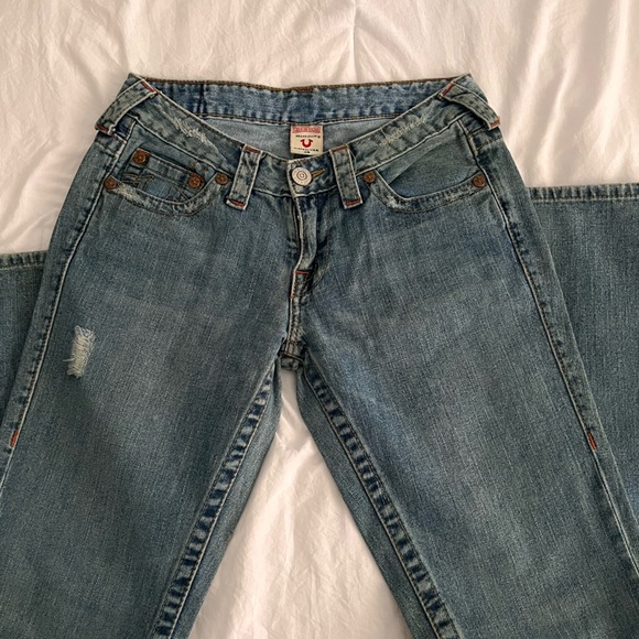 True Religion Lady Godiva Denim Low Rise Jeans - Picture 2 of 7